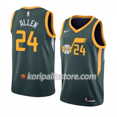 Utah Jazz Grayson Allen 24 2018-19 Nike Vihreä Miesten Pelipaidat Swingman 